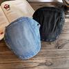 New Retro Washed Denim Reverse Forward Hat Adjustable Big Head Circumference Fashionable Versatile Duckbill Hat Tide