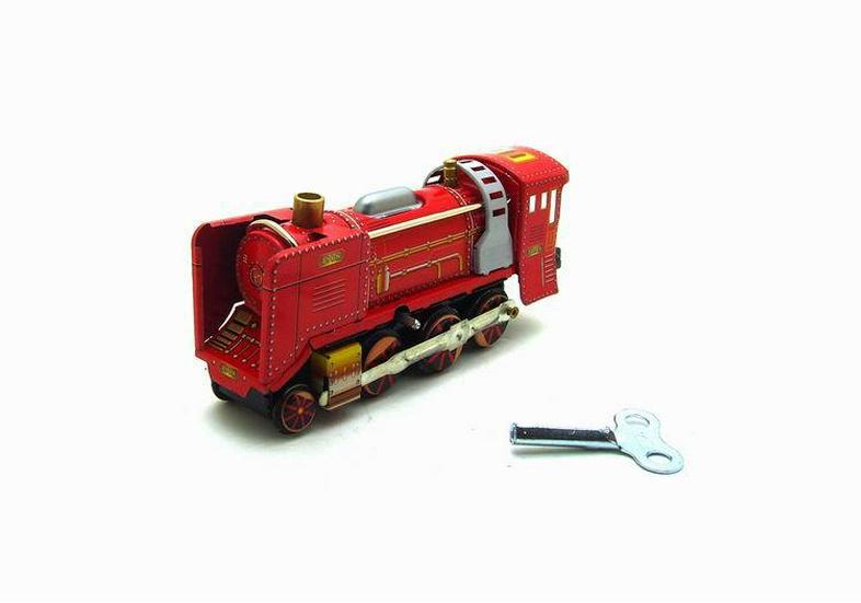MS441 Tinplate Train Ornament - Spring Craft & Photography Prop