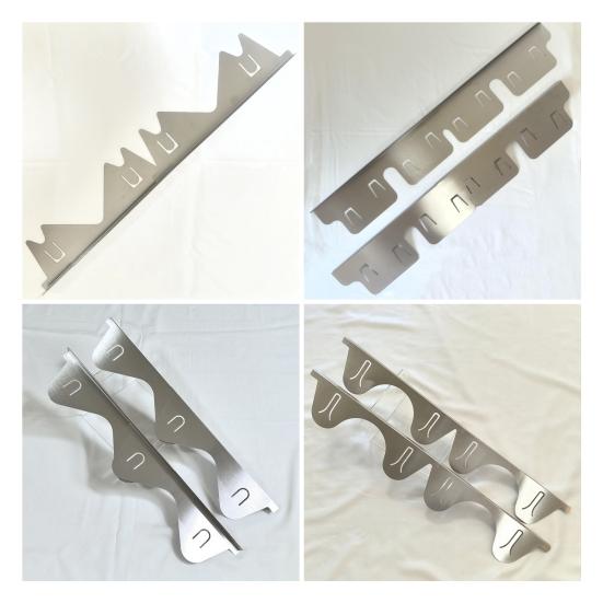 Yousheng 2Pcs Stove Gap Cover Stainless Steel Stove Gap Filler for Oven And Countertop Heat Resistant Kitchen Oven Counter Side Gap Filler Stovetop