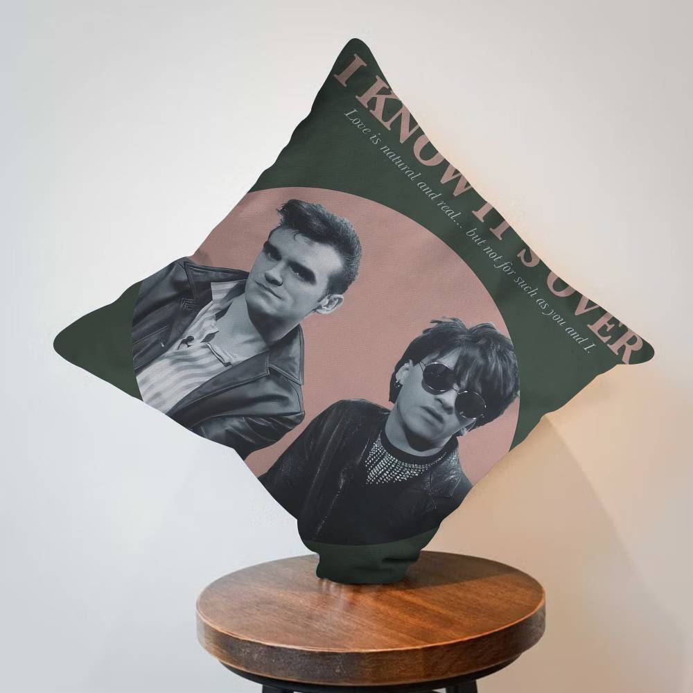 Classic Rock Band The Smiths Decorative Room Aesthetics Pillow Case Home Decor Bedroom Sofa Bed Couch Pillow Cover 45x45