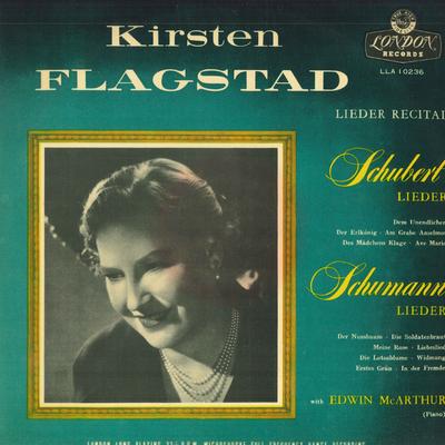 LP Record KIRSTEN FLAGSTAD, EDWIN MCARTHUR - Reed Recital Schubert Schumann Song LLA10236 LONDON Japan Classical Used