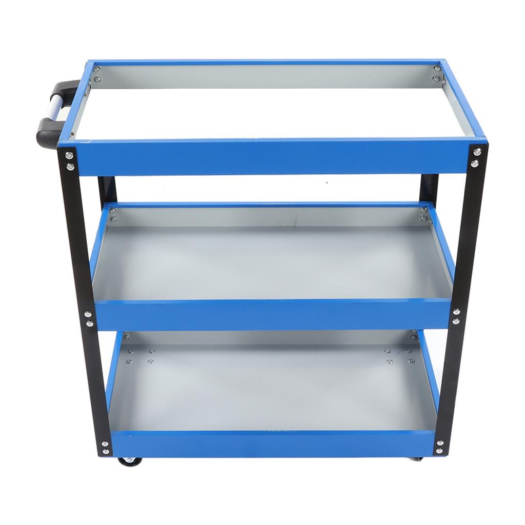 3 Tier Tool Trolley 110 LBs Load Capacity Heavy Duty Service Utility Cart for Warehouse Garage
