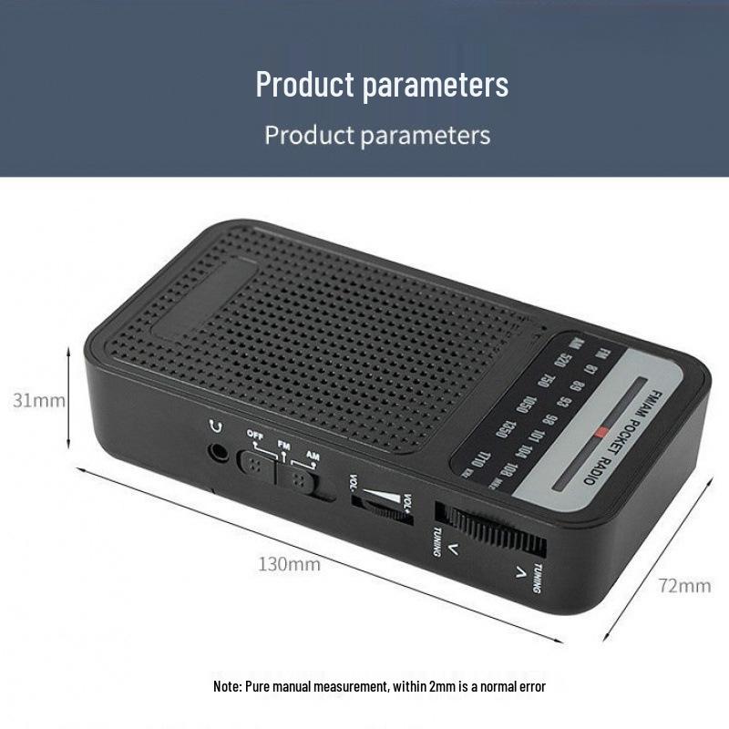 Popular In-Stock Portable Radio with Clear Sound for Easy Listening