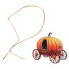 6pcs Acrylic Pumpkin Carriage Halloween Pendant Creative Christmas Keychain Car Pendant  Party