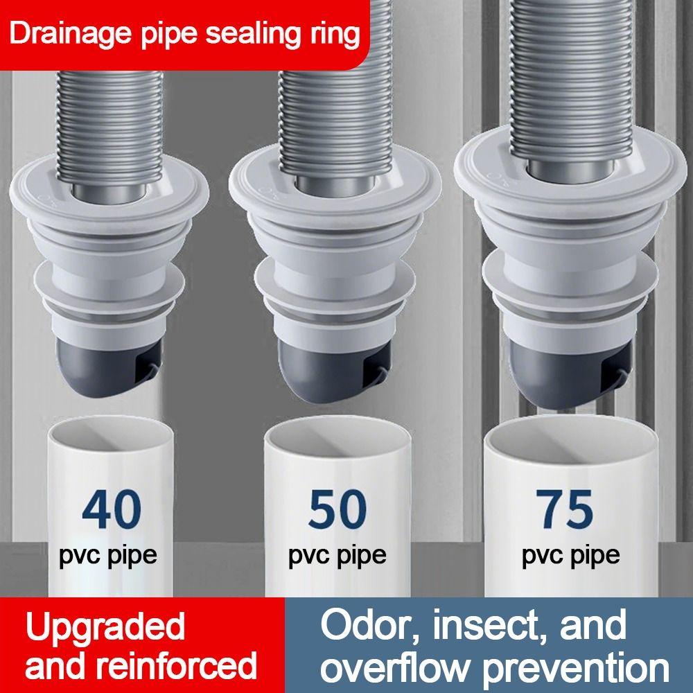 Silicone Washbasin Floor Drain Core Sealing Ring Floor Drain Connector Sewer Pipe Strainer Plug