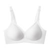 Plus Size Thin Cup Seamless Wireless Bra Water Drop Soft Jelly Cup Gathered Comfort Daily Intimates for Women