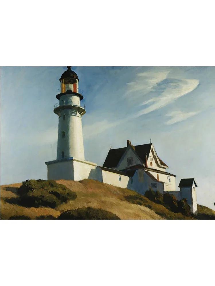 Edward Hopper Famous Realistic Master Art Poster Canvas Painting Nighthawks Life Landscape Wall Art Living Room Home Decoration