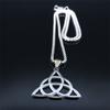 Witchcraft Stainless Steel Witch's Irish Knot Chain Necklace Men/Women Geometry Necklaces Jewelry nudo De Bruja N732S02