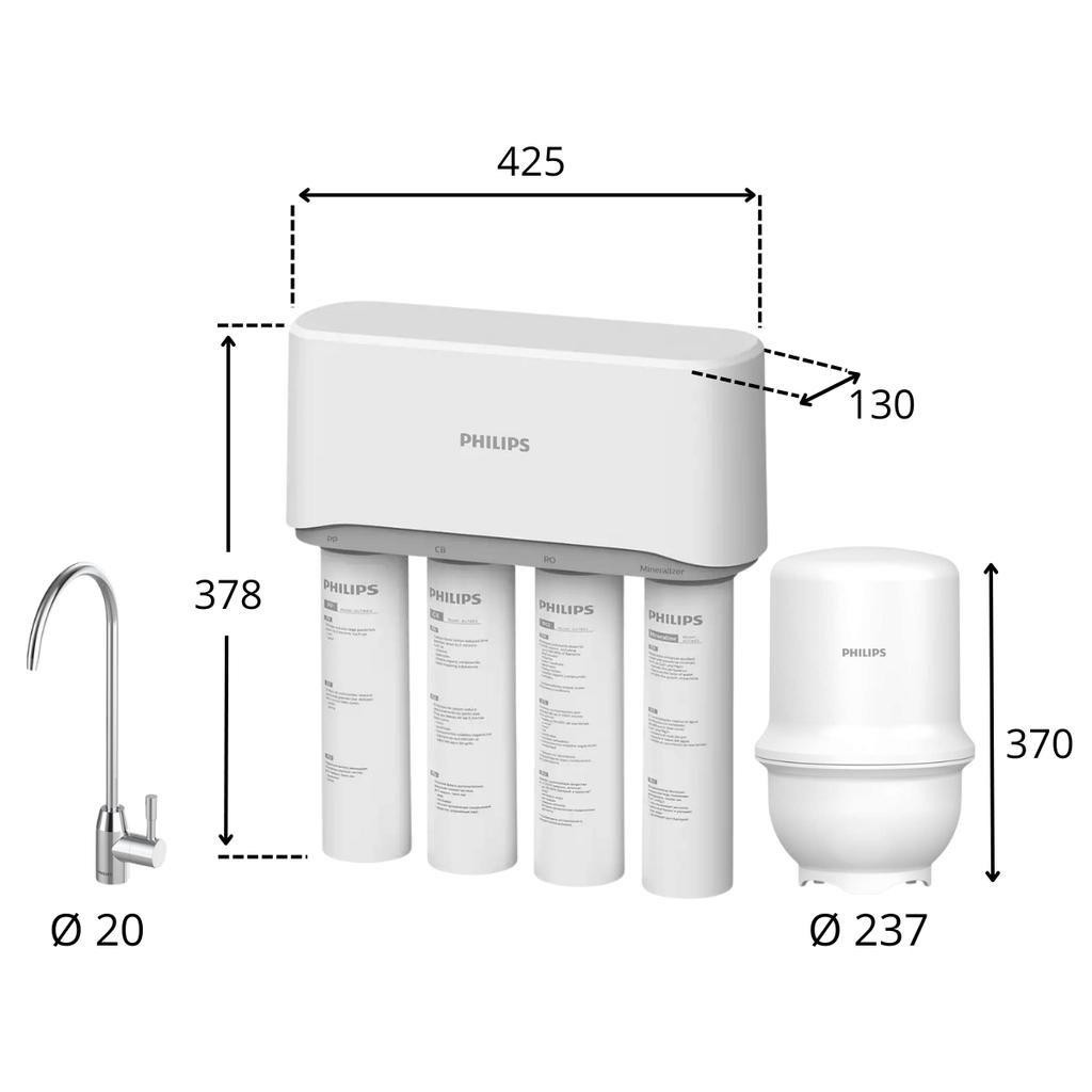 Philips Aut3268 Under-Sink Water Filtration System.