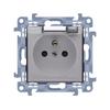 Plug Socket for IP44 Version with Seal - Transparent Flap (module)