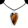 Long Heart Stone Pendant Natural Crystal Arrowhead Amethyst Crystal Charms For Necklace Stainless Steel Chain Women Jewelry new