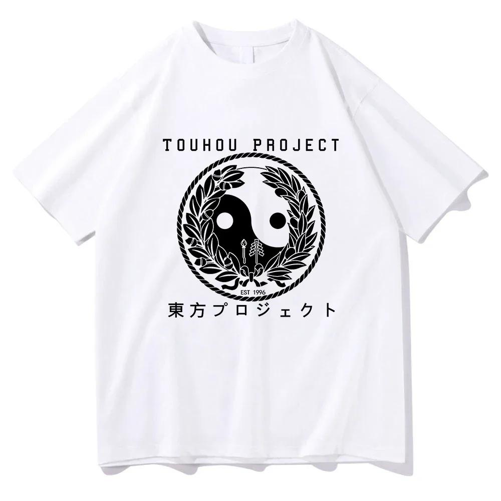 Anime TouHou Project Willkommen Hölle T-Shirt 2025 Damen Kleidung Harajuku Kleidung Sommer Tops Unisex Grafik T-Shirts