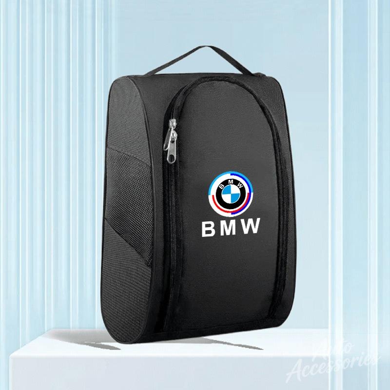 Car Badge Outdoor Sneaker Storage Bag Travel Shoes Storage Accessories For BMW 50th Anniversary 3 5 7 Series E83 F16 E70 Sticker