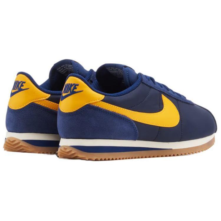 Nike Cortez Michigan Scarpe da Ginnastica da Donna Blu Blu Notte-Navy Oro Università DZ2795-403