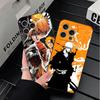 Custodia morbida per telefono Bleach Kurosaki Ichigo per iPhone 16 16E 17 Air 15 Pro Max 14 Plus 13 Mini 11 12 7 Cover Nera Guscio Posteriore