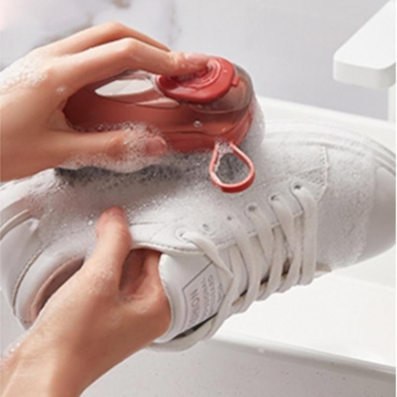 Automatic Liquid-filled Washing Brush Clothes & Hats Cleaning Brush Multi-functional Household Washing Brush Supplies