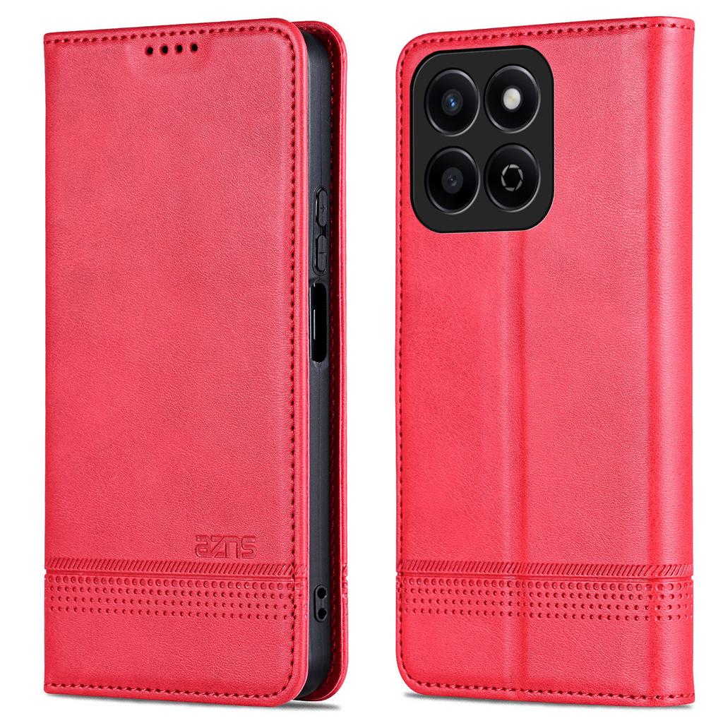 For Honor Play 60 Plus 5G Phone Case Cowhide Texture PU Leather Phone Cover