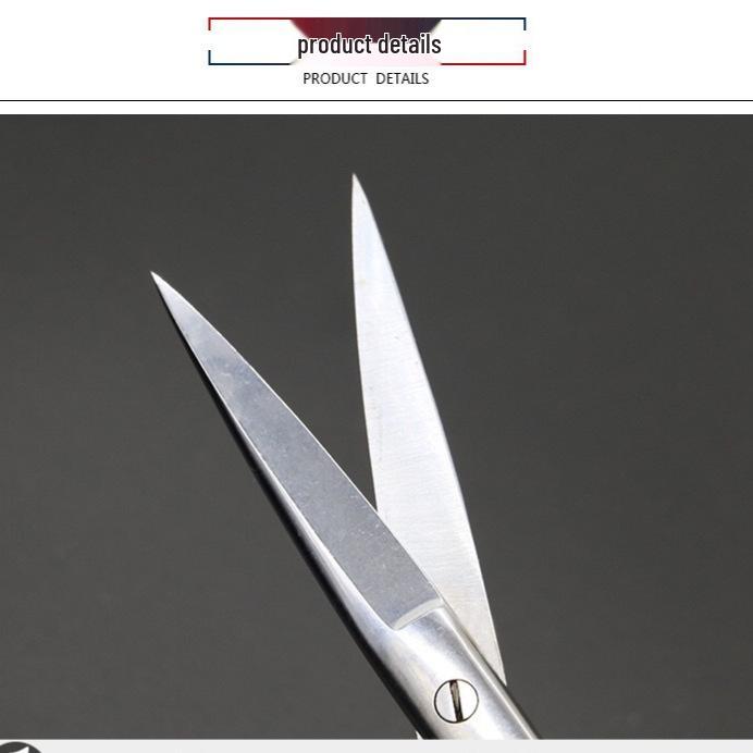 14cm Stainless Steel Curved Scissors for Beauty and Eyebrow Trimming 14cm Curved Scissors