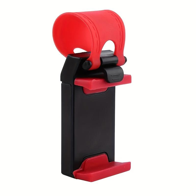 1pcs Car Phone Holder Mounted On Steering Wheel Cradle Smart Mobile Phone Clip Mount Holder Car Accessories Interior Mounts