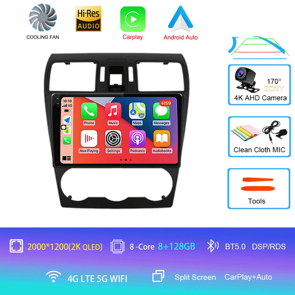 For Subaru Forester XV WRX 2012 -2015 Android 14 Video Player Car Radio Multimedia 2 Din Navigation GPS BT 4G WIFI Stereo DVD