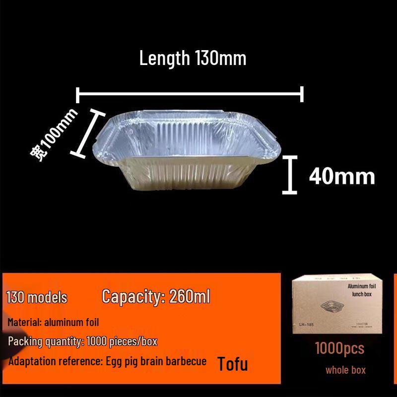 ZLIII Disposable Aluminum Foil Food Containers