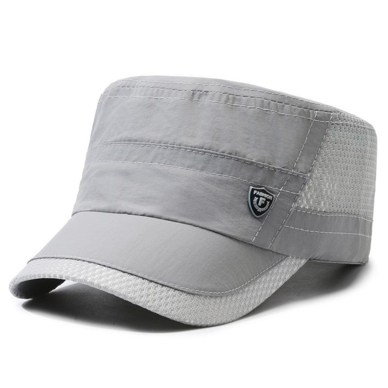 

Мужская шляпа весна-лето плоская шляпа однослойная тонкая быстросохнущая шляпа для путешествий на открытом воздухе защита от солнца дышащая шляпа от солнца светло-серый