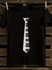 Piano Keys Tie Graphic T-Shirt