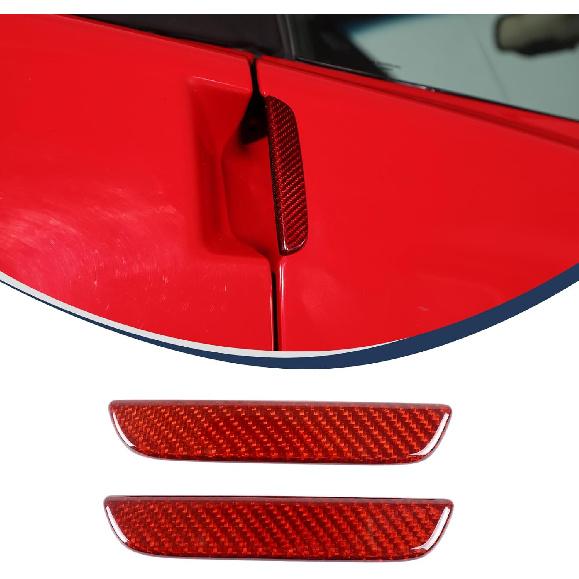 Dry Carbon Fiber Car Body Door Handle Moulding Cover Sticker for Corvette C6 2005-2013 Car Exterior Door Handle Cover Trim Frame Look Cover Trims