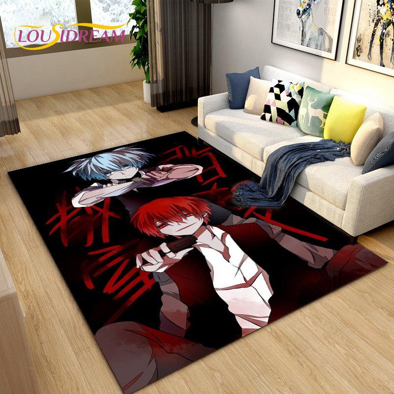 Assassination Classroom Octopus Teacher Area Rug,Carpet Rug for Living Room Bedroom Sofa Doormat Decoration, Non-slip Floor Mat