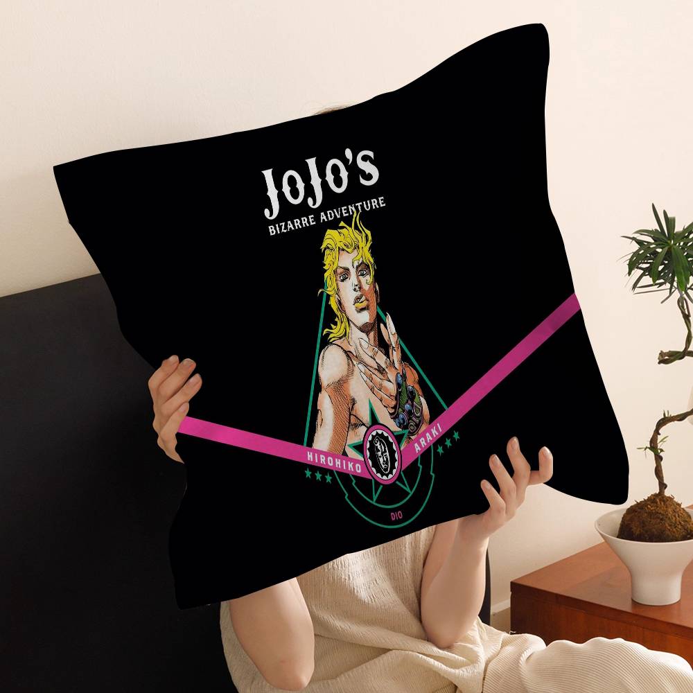 Anime JoJo Bizarre Adventure Pillow Anime Pillow Sofa Bed Head Pillow Cover Cushion Cover 45x45 cm Fashion