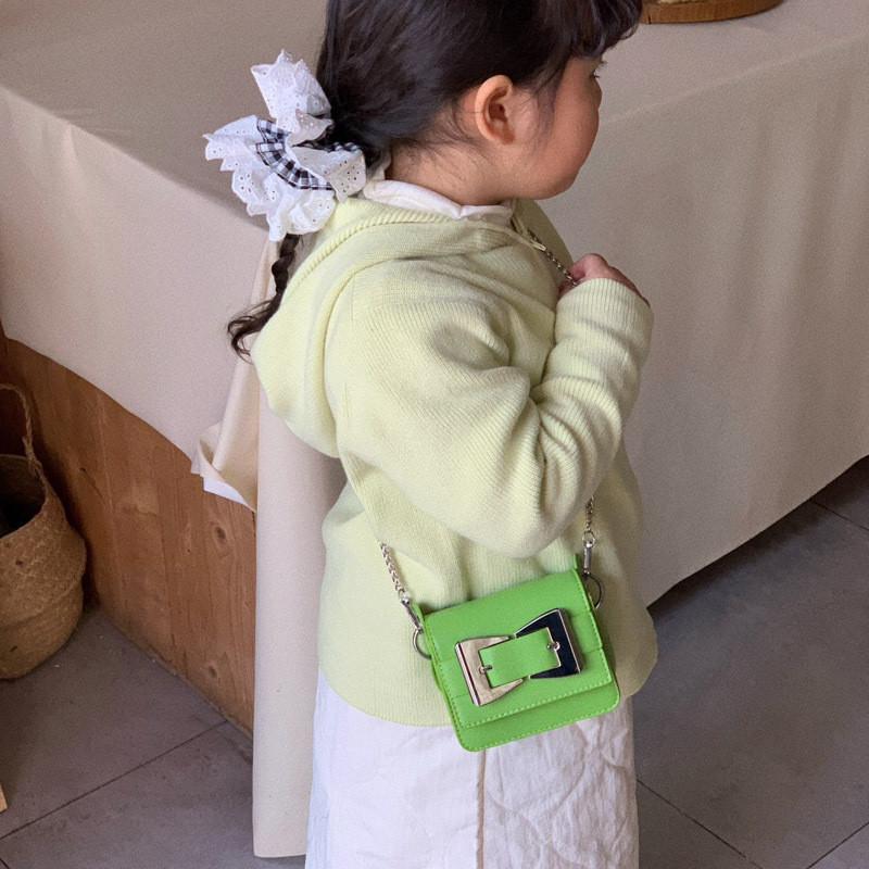 Cute Korean Style Toddler Handbag With Stylish Chain Strap For Kids Modern