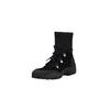 Kara Women's Shoes Small Thick-soled Heightening Sports Style Short Boots Comfortable Casual Elastic Boots Muffin Splicing Martin Boots