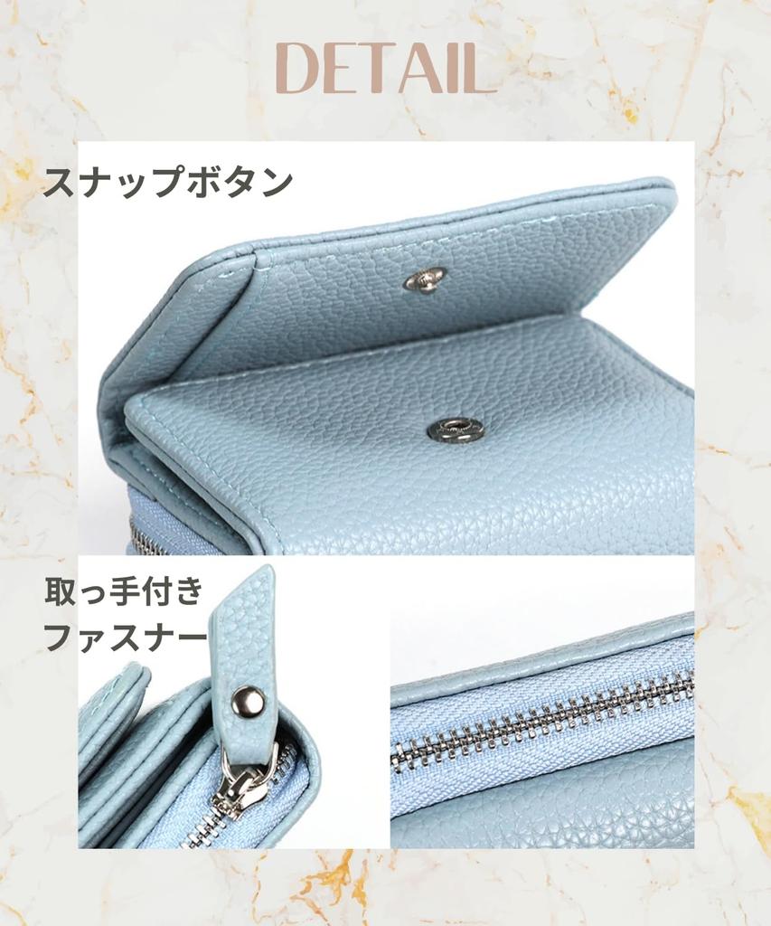 Elixio Mini-Portemonnaie mit Karten- und Münzfach, Kompakt und Klein, für Damen, Mädchen und Kinder, Geeignet für Grund-, Mittel- und Oberschüler,