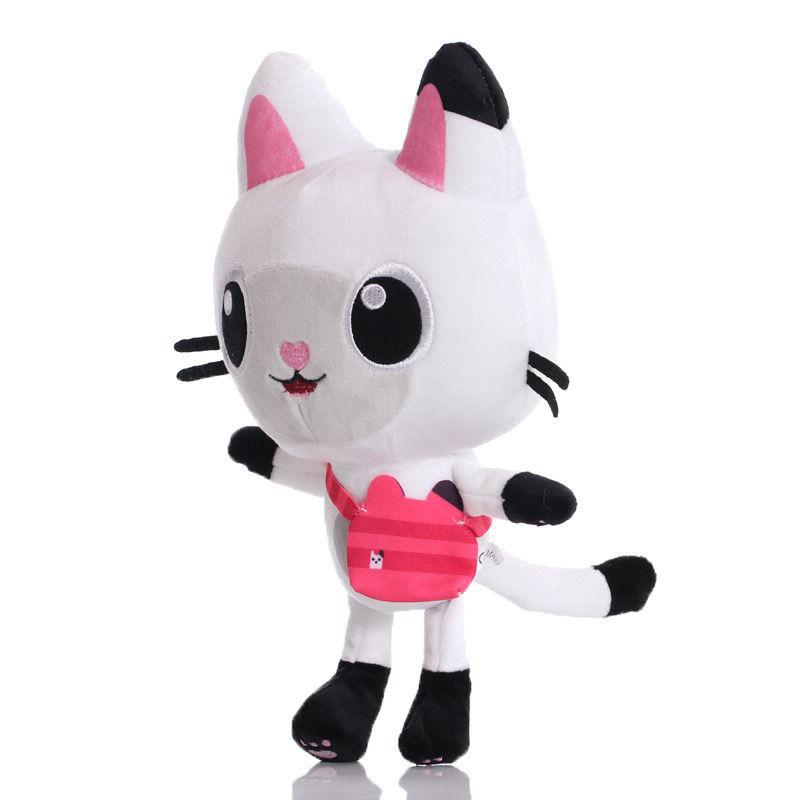 Cute Gabby's Dollhouse Plush Pandy Paws MerCat Cakey Cat Kitty Fairy DJ Catnip Baby Box Cat Soft Stuffed Cartoon Cat Toys for Kids Fans Birthday Gift