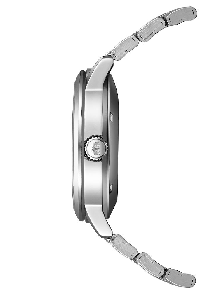 ORIENT Mechanische Herrenuhr Vollautomatisch Wasserdicht Mechanische Uhr, Stahlband Schwarzes Zifferblatt RA-AC0F01B10B