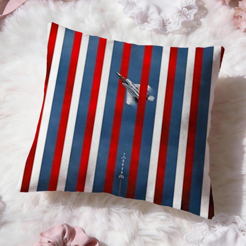 Classic Film T-Top GunS Cushion Cover Premium Comfort Reversible Pillow Cove -Two in One Design for Any Room & Car Interior