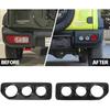 Tail Light Cover Rear Taillight Guards Lamp Protector for Suzuki Jimny JB64 JB74 2019 2020 2021 2022 2023 2024 2025 Exterior Accessories (Black)