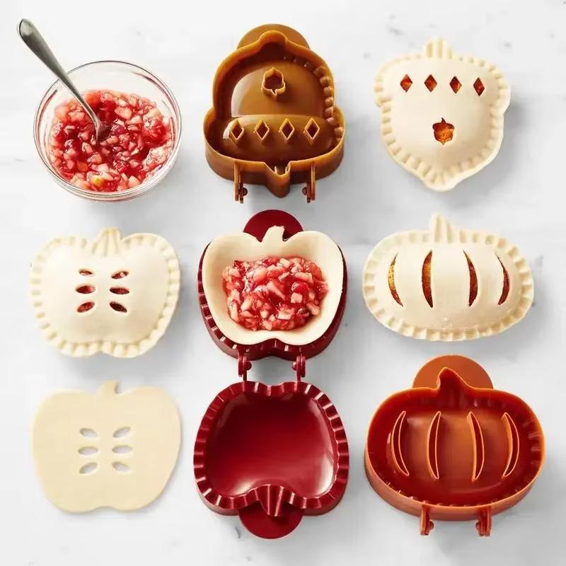 Autumn Mold Hand Pie Molds Party  Dough Mold Heavy Duty Dessert Chocolate Cake Bread Halloween Festival Food Baking