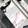 Anime Aesthetics Mousepad Black White Angel Mouse Pad Office PC Keyboard Desks Decort DeskMat Office Accessories ESports Carpet