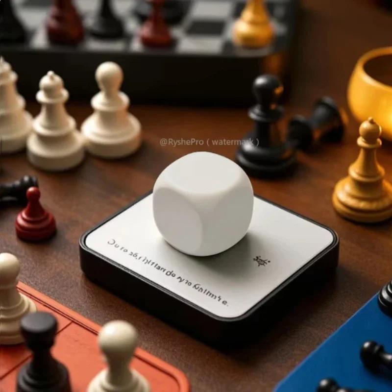 10 szt. 16 MM Okrągłe Puste Sześcienne Kości do Pisania Dużym Pisakiem do Gry Planszowej DIY Zabawa i Nauka Zestaw Kości Tablicowych