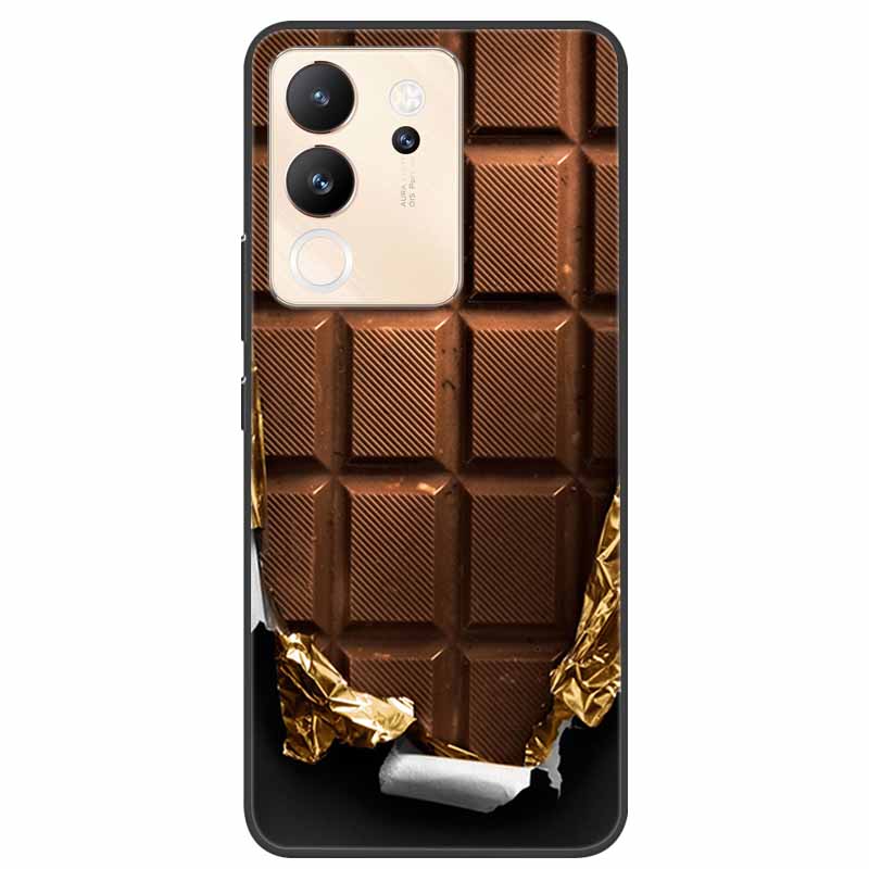 For Vivo V30 Lite Case 6.67'' Silicone Painted Soft TPU Protective Cover for Vivo V 30 Lite 5G Phone Cases V30Lite V2314 Cartoon