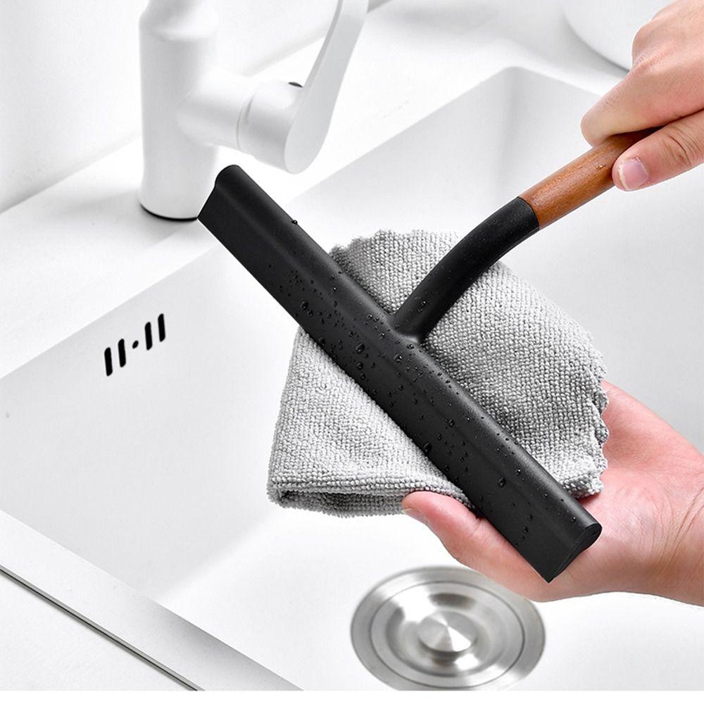 Non-Scratch Kitchen Water Wiper Soft Silicone Glass Cleaning Tool Countertop Cleaning
