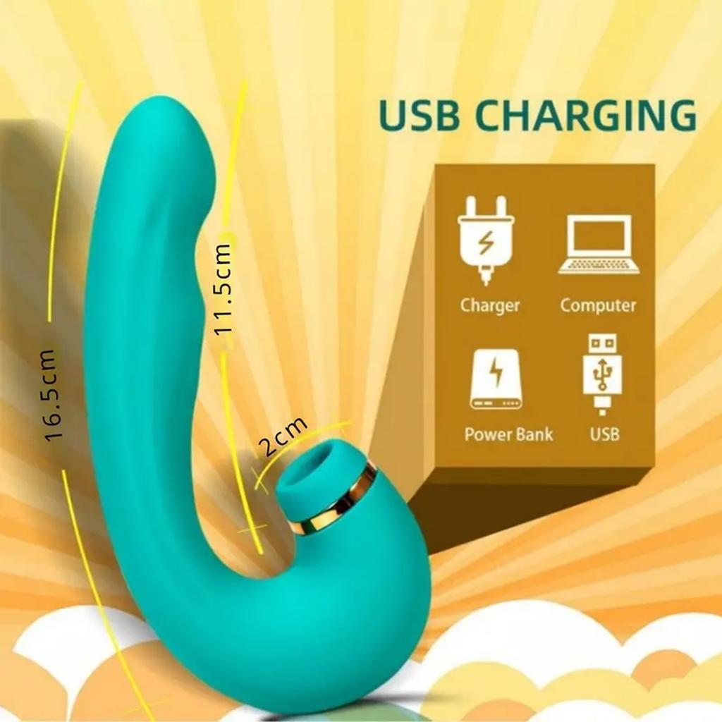 3 In 1 Vibrators with 10 Vibrating 5 Flapping 5 Sucking Modes Dildo G Spot Vibrator Rechargeable Vibrators Female Sex Toys