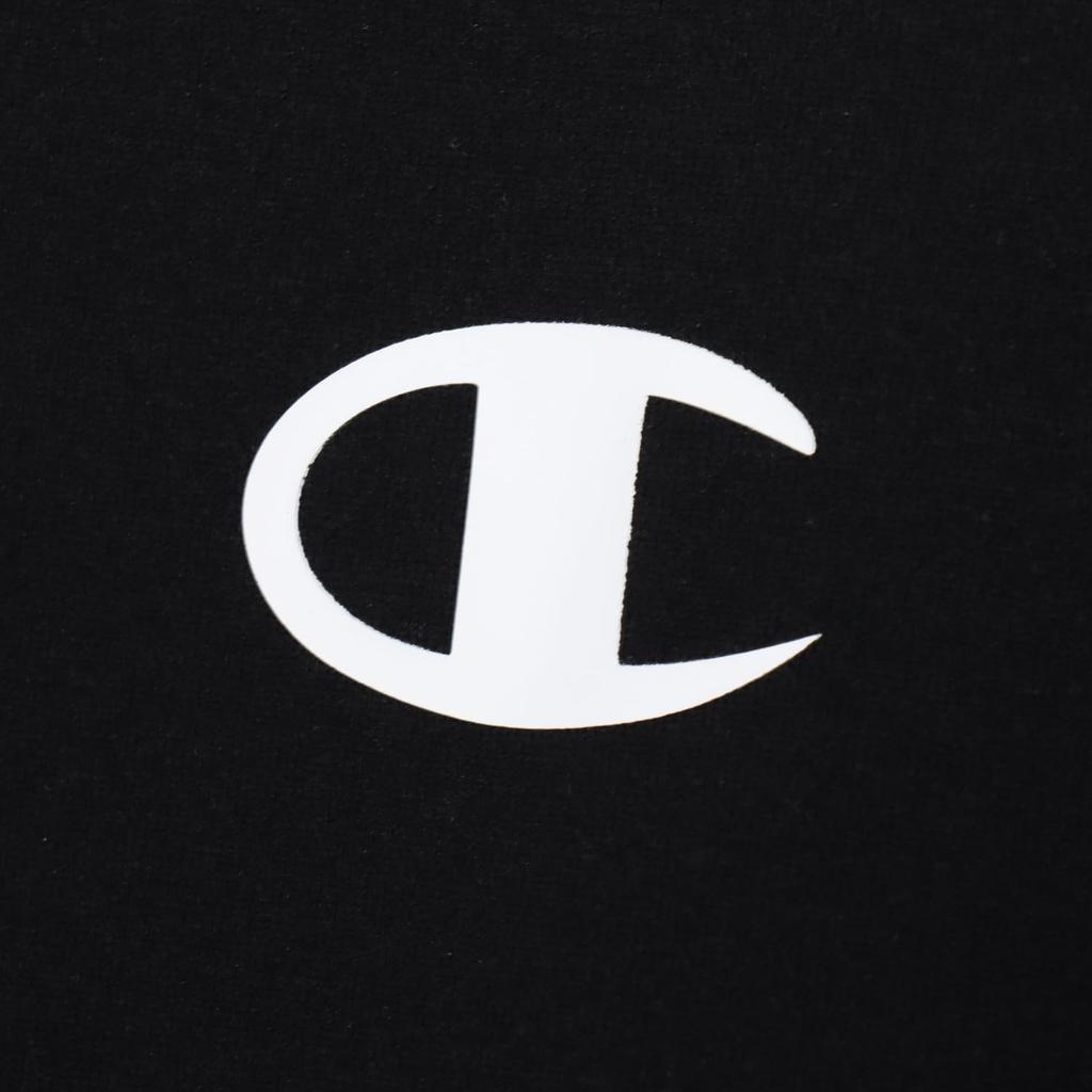 [Champion] Short-sleeved, Quick-drying, Stretch Top with Script Logo Print, TECH WEAVE(R) TERRY Short-sleeve Crewneck Sweatshirt, C3-DS002-090-M
