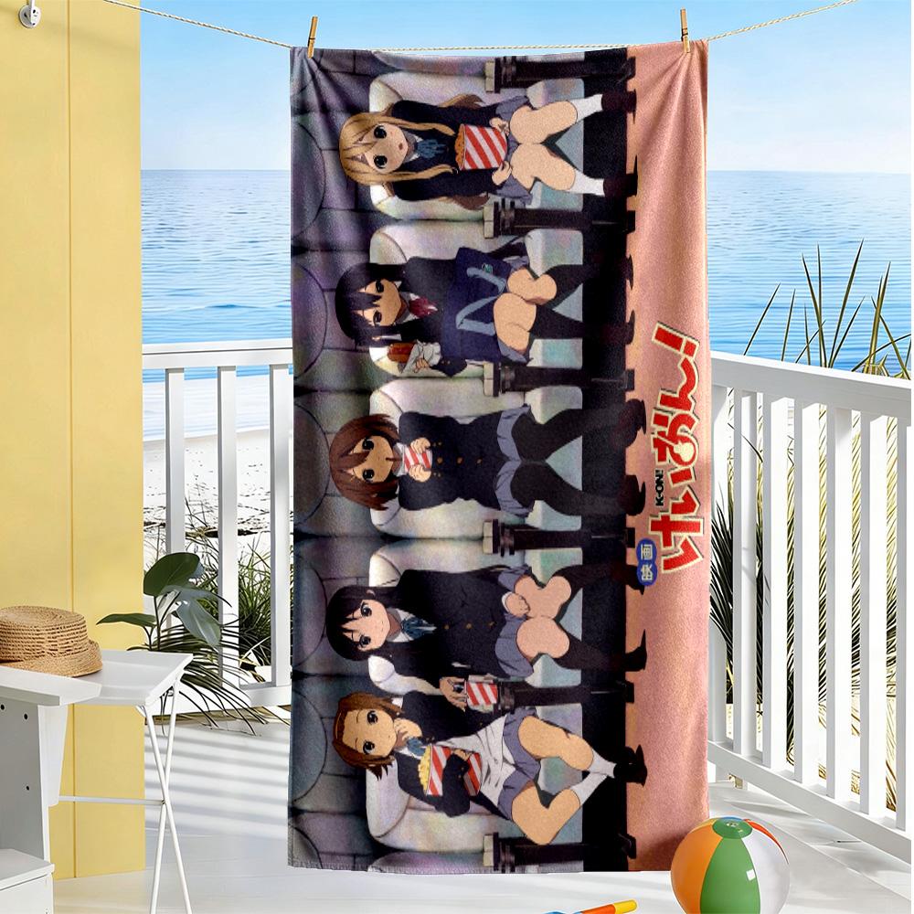 Anime Characters Parade Beach Towel Super Soft & Absorbent Comfortable Lightweight