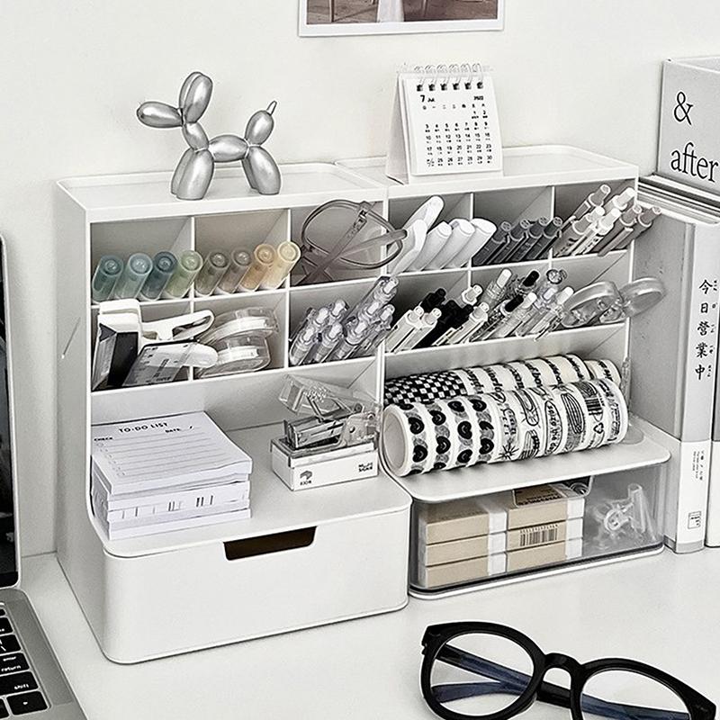 Chic Desk Organizer Jewelry Storage Cosmetics Makeup Brush Storage Box