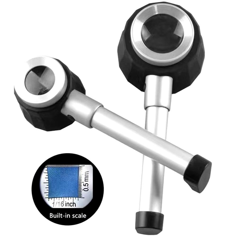 45X Optical Glass Magnifying with 3 LED Lights Jewelry Loupe Magnifier  Stamps