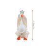 7 Desk Goose Outfits Goose Dress Necklace Crown Accessories Set for Magnetic Geese Statue Office Home Table Decor - Elegant and