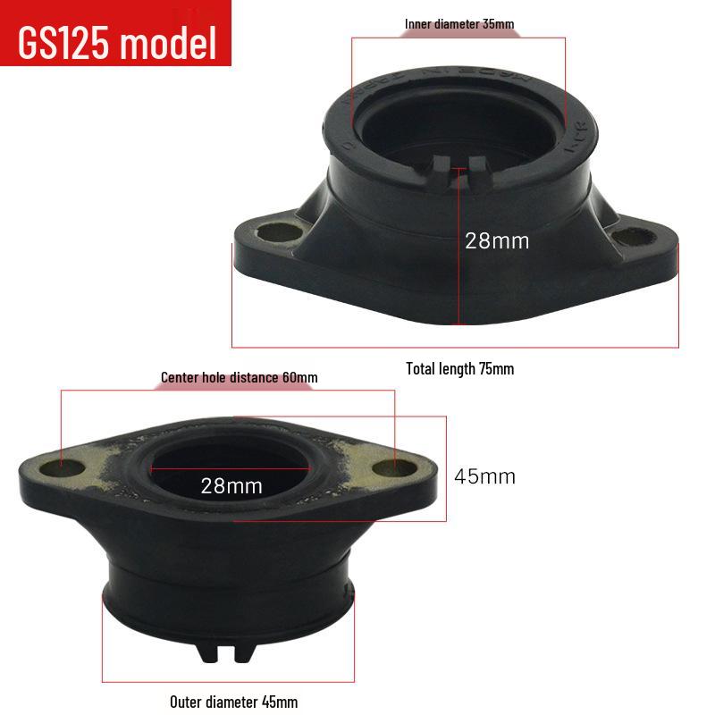 Motorcycle EN125 Cheetah Carburetor Interface Manifold for Suzuki GN/GS125 HJ125K King