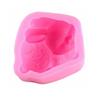 Cartoon Easter Rabbit Silicone Mold DIY Handmade Soap Mold Rabbit Aromatherapy Candle Mold Kitchen Baking Cake Decoration Mold